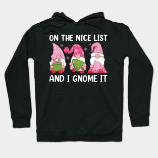 On The Nice List And I Gnome It Hoodie